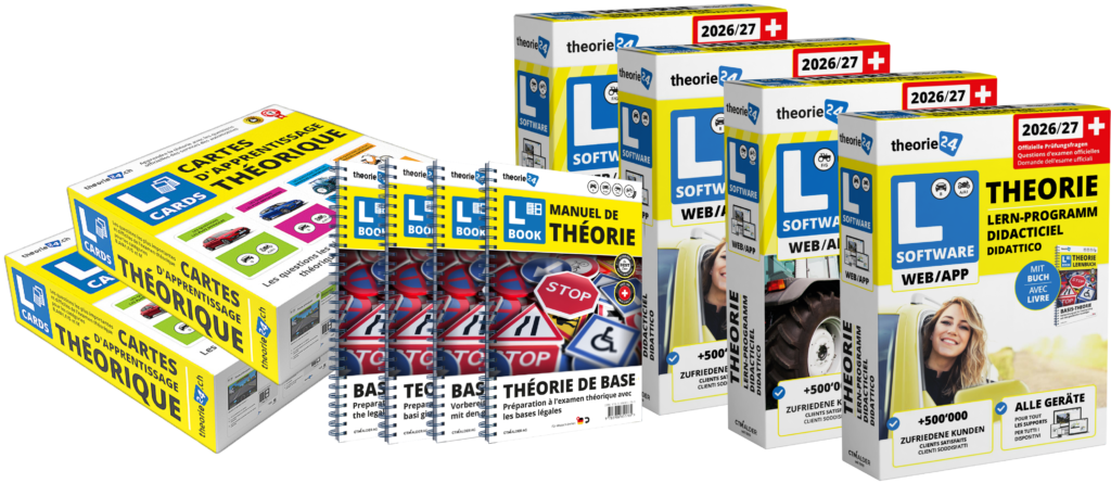 Apprendre la théorie avec le logiciel d'apprentissage pour l'examen théorique de theorie24 - Réussir l'examen en toute confiance